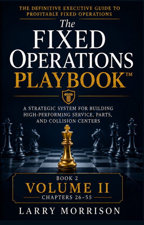 Front cover of The Fixed Operations Playbook, Volume II