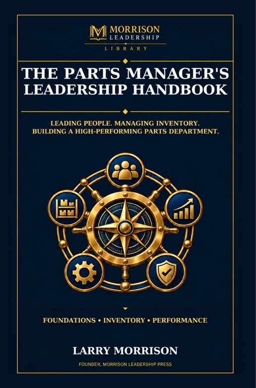 Front cover of The Parts Manager’s Leadership Handbook, Book 5