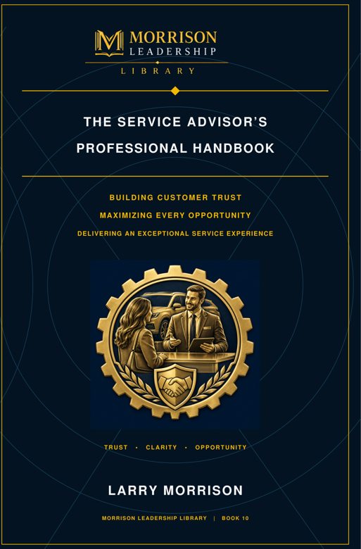 Front cover of The Service Advisor’s Professional Handbook, Book 10